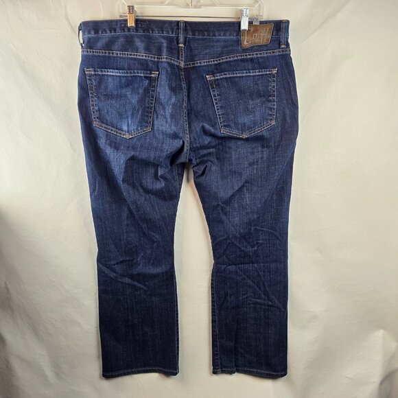 Citizens Of Humanity Jeans Mens 39x27 Blue Denim Dark Wash Sid Straight USA Made - Picture 5 of 12